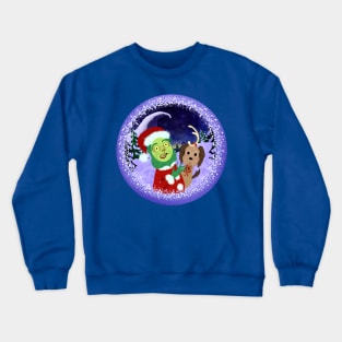 Inside a Snowflake Crewneck Sweatshirt